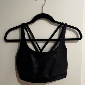 Lululemon Energy Bra Luminosity Foil Print